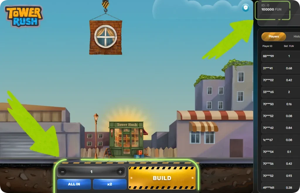 Lancement du jeu demo